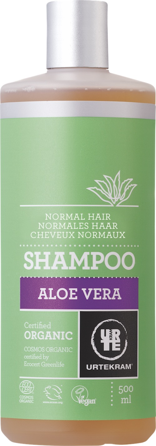 Urtekram Shampooing aloë vera cheveux normal bio 500ml